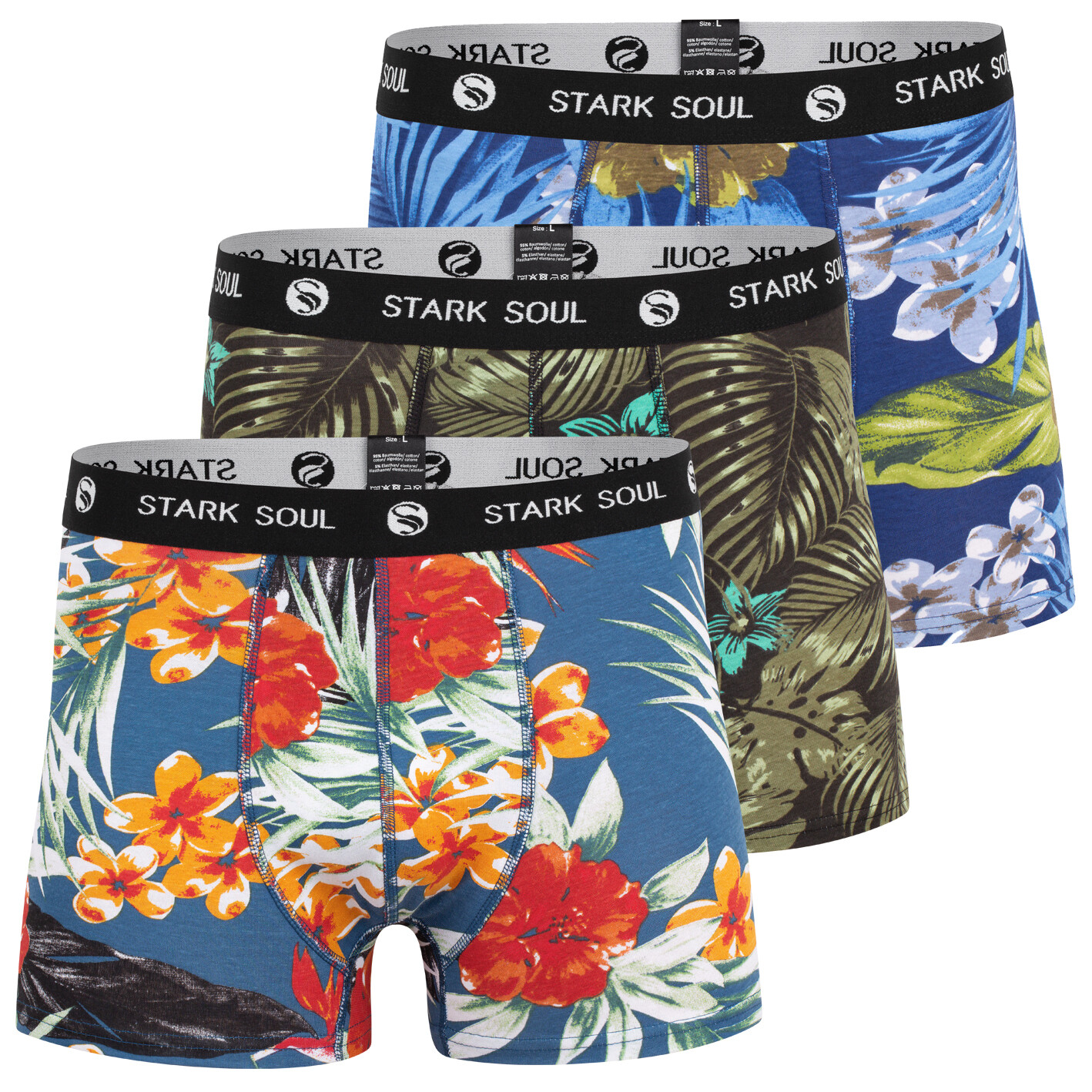 

Боксеры Stark Soul Boxershorts 3 шт, красочный