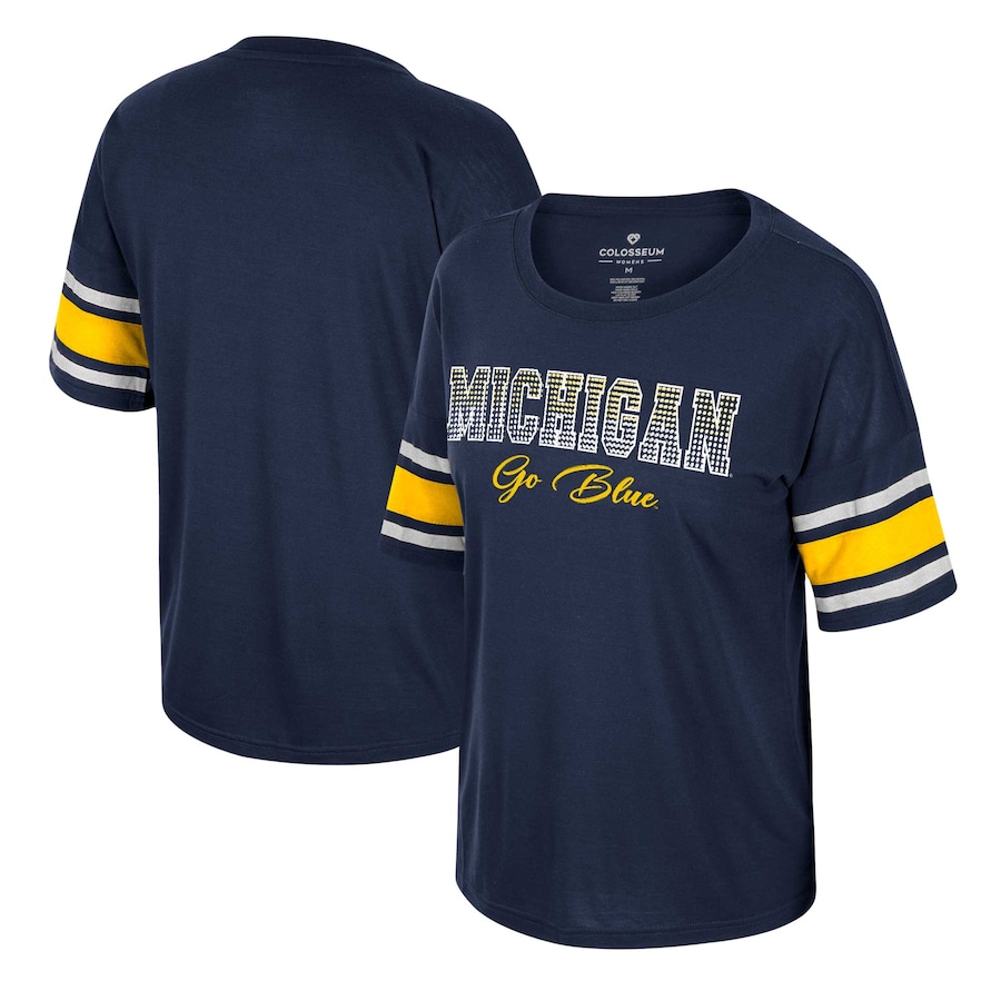 

Футболка с коротким рукавом Colosseum Michigan Wolverines, нави