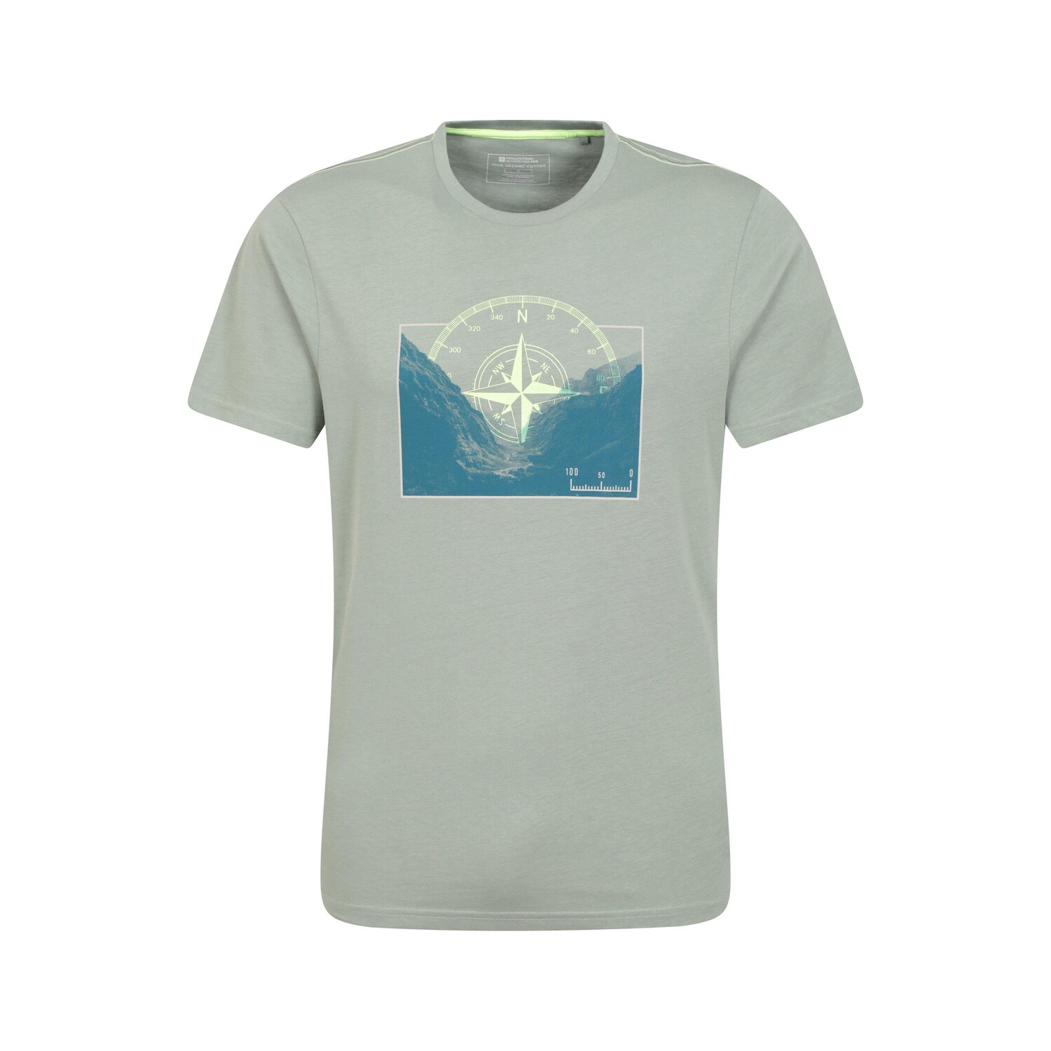 

Футболка compass из органического материала Mountain Warehouse, зеленый