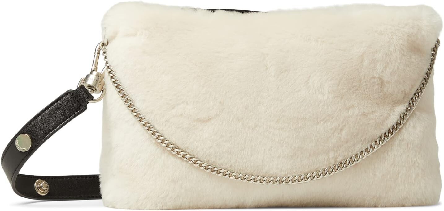 

Кроссбоди Eve Shearling AllSaints, цвет Arran Ecru