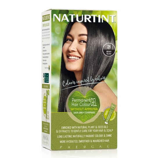 

Натуральная краска для волос Ebony Black 1N, 170 мл Naturtint