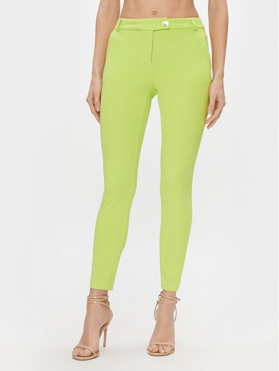 Тканевые брюки стандартного кроя Rinascimento, зеленый тканевые брюки стандартного кроя matinique зеленый