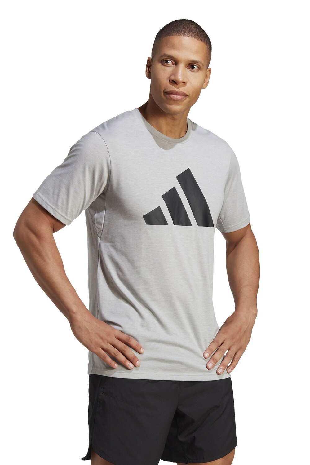 

Тренировочная футболка с логотипом Performance Train Essentials Feelready adidas, серый