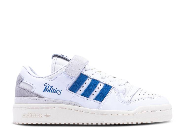 Кроссовки Adidas SNEAKER POLITICS X FORUM 84 LOW 'WHITE BLUE', белый