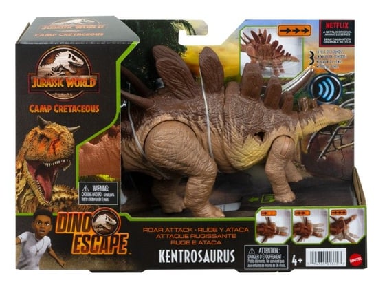 Мир Юрского периода Ревущий кентрозавр Mattel цена и фото