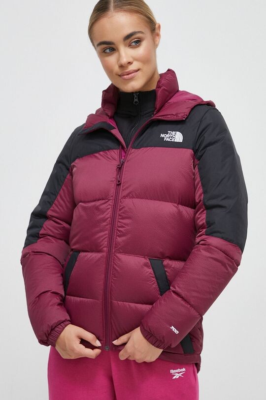 

Пуховик The North Face, бордовый