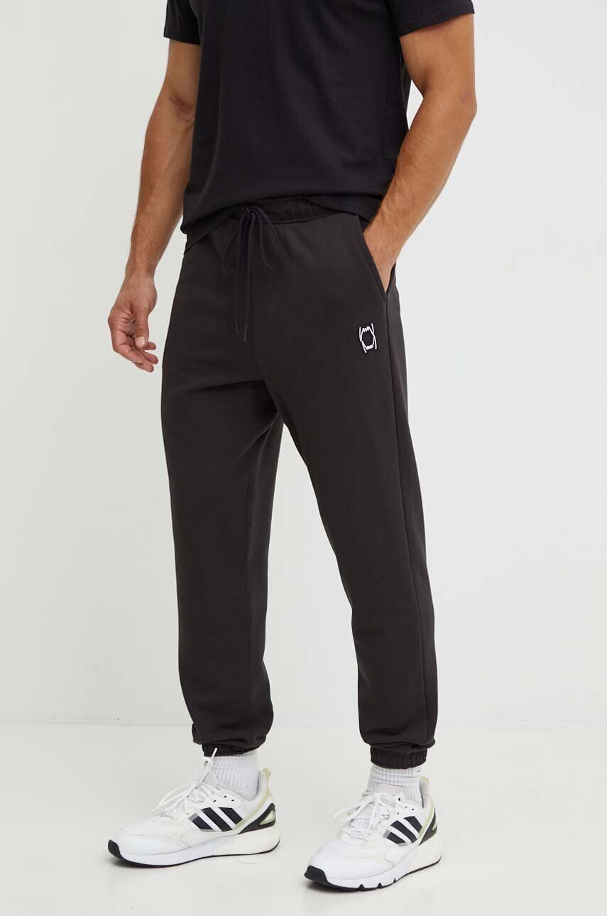 

Хлопковые спортивные штаны Puma, черный