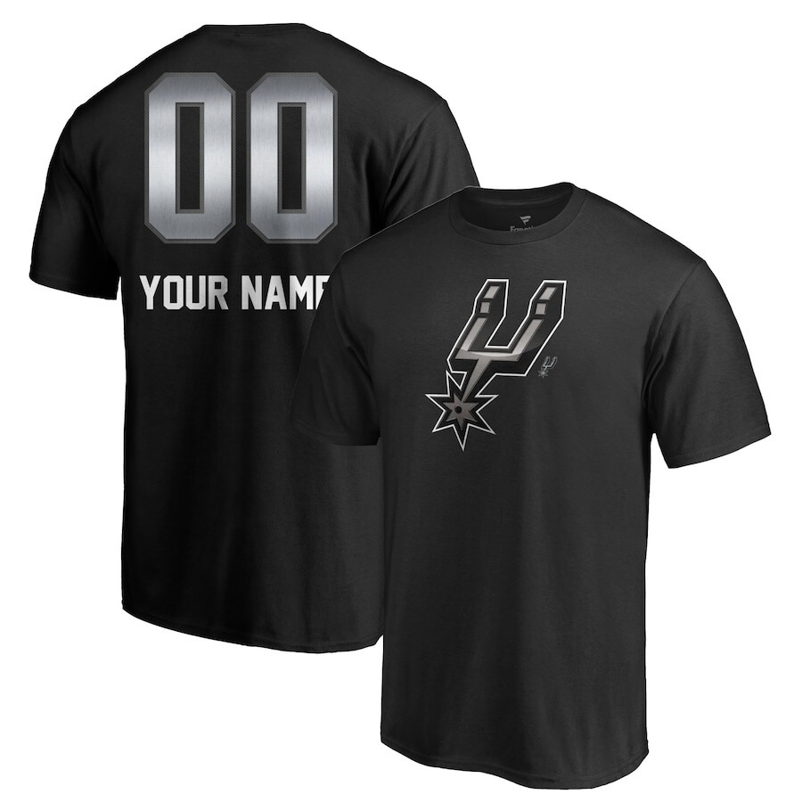 

Футболка с коротким рукавом Fanatics Branded San Antonio Spurs, черный