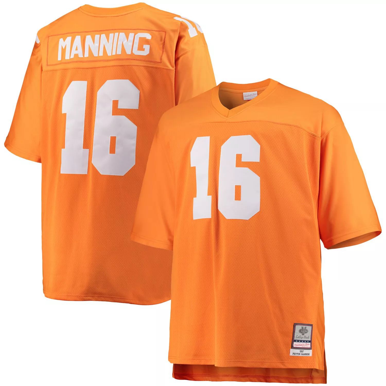 

Мужская майка Mitchell & Ness Peyton Manning Tennessee Orange Tennessee Volunteers Big & Tall Legacy Alumni Джерси