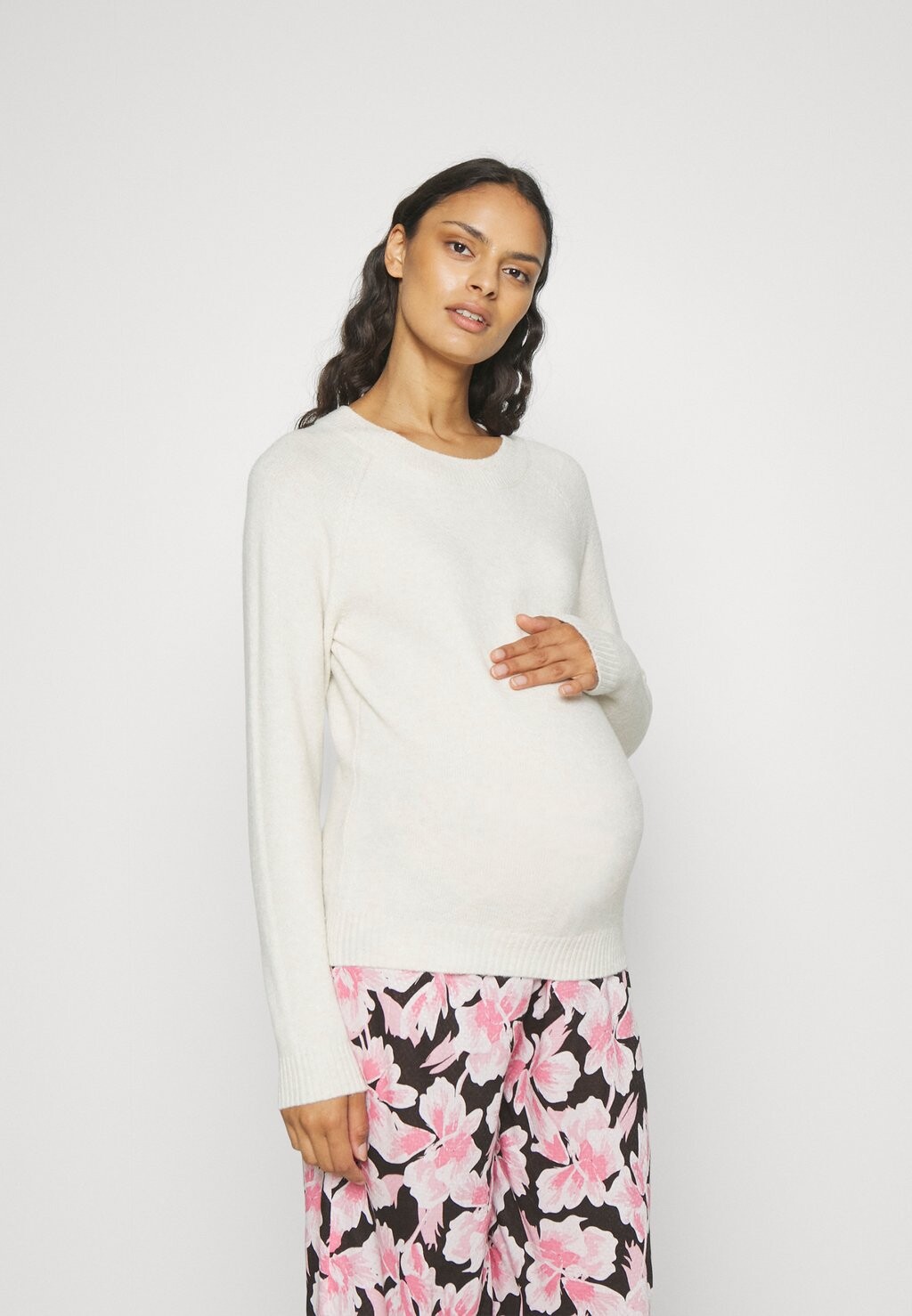 

Свитер Vero Moda Vmmdoffy O Neck, под березу, Серый
