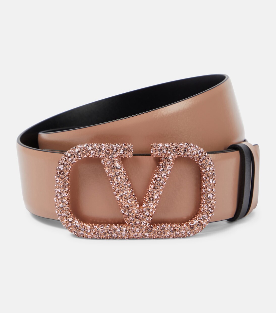 

Двусторонний кожаный ремень vlogo signature 40 Valentino Garavani, розовый