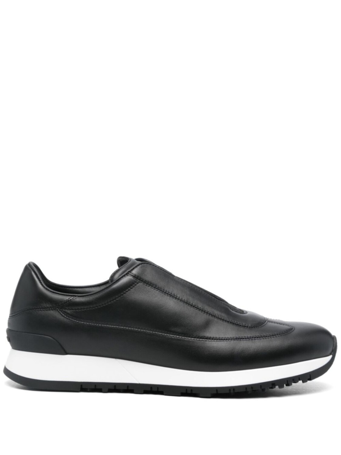 

John Lobb кожаные кроссовки, черный