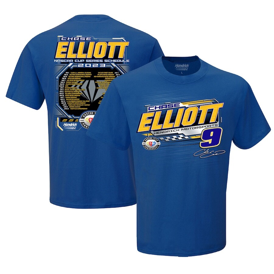 

Футболка с коротким рукавом Hendrick Motorsports Team Collection Chase Elliott, роял