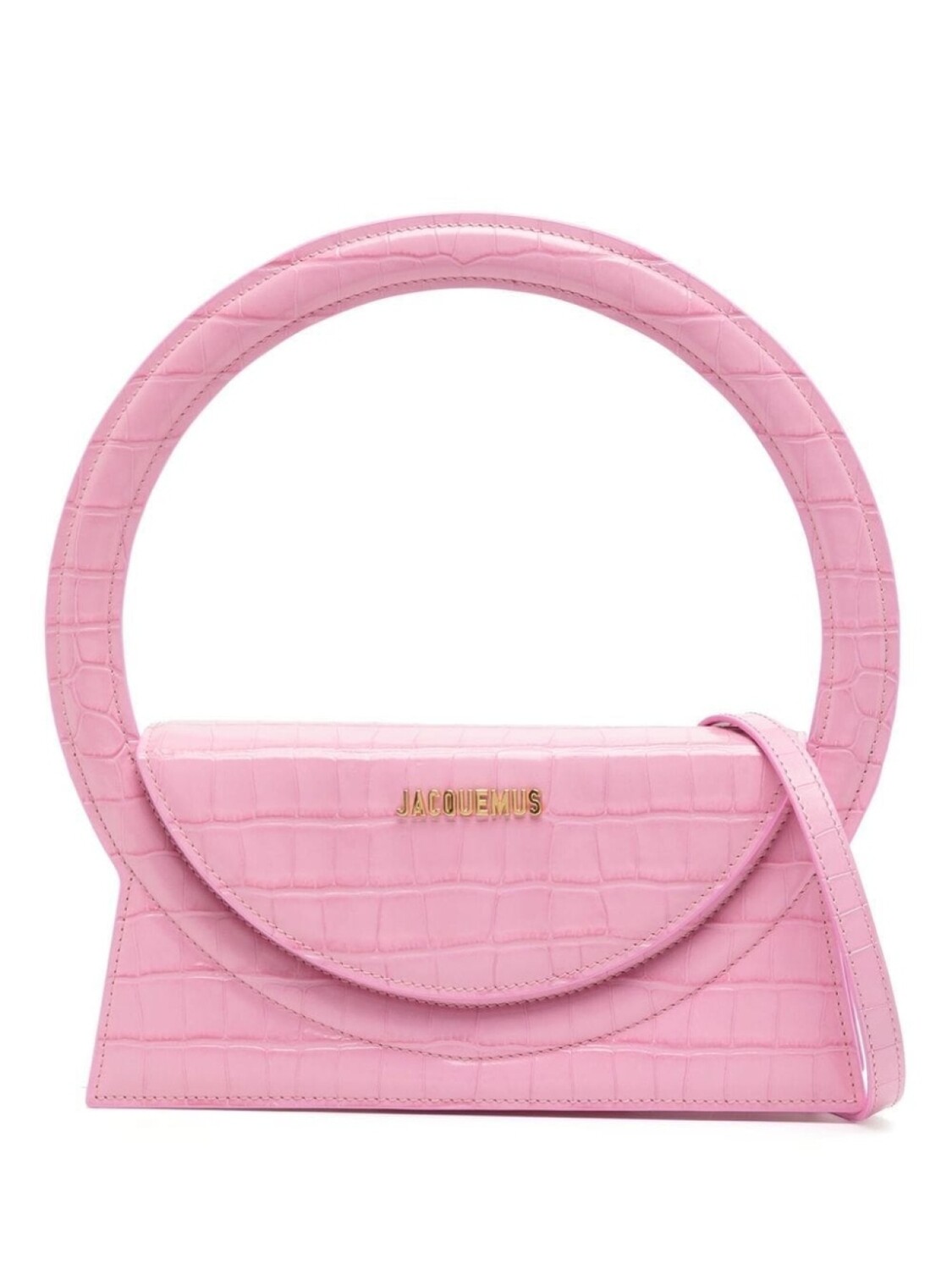 

Jacquemus мини-сумка Le sac Rond, розовый