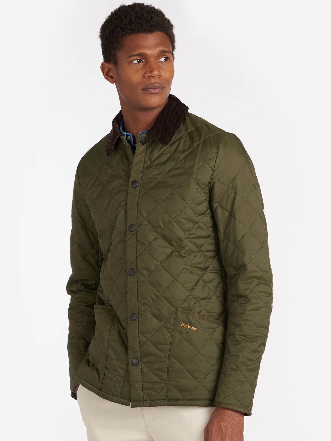 

Стеганая куртка Barbour Heritage Liddesdale, оливковая, Зеленый