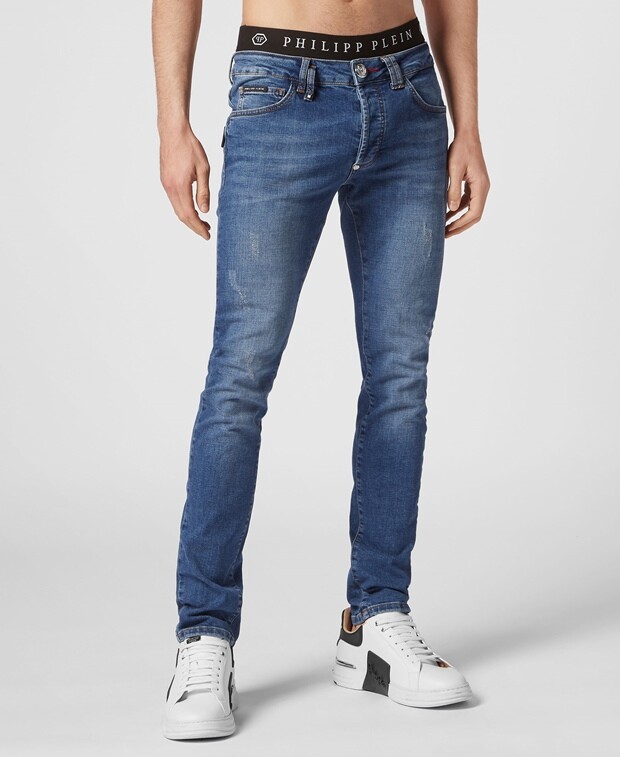 

Прямые джинсы Philipp Plein, темно-синий