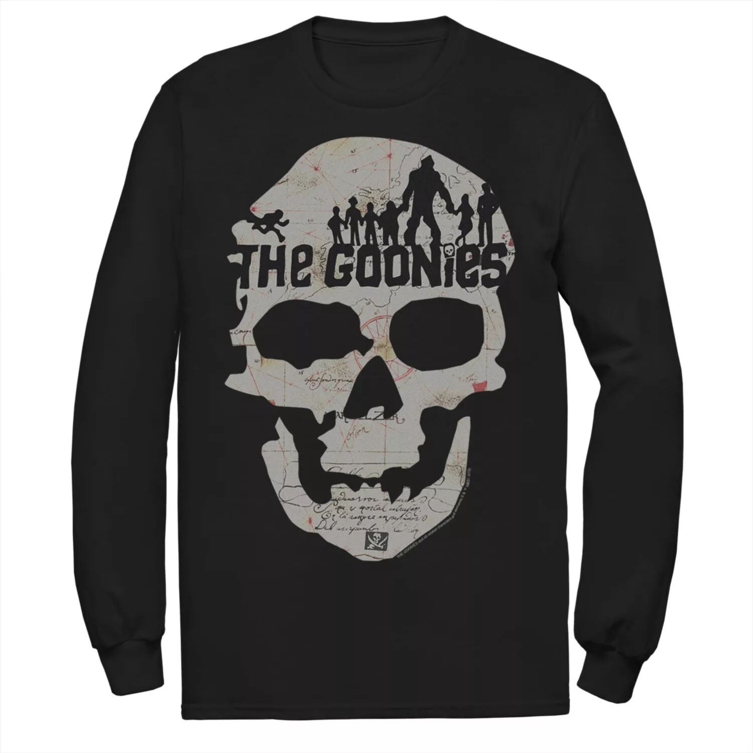 

Мужская футболка с плакатом и изображением скелета The Goonies Licensed Character
