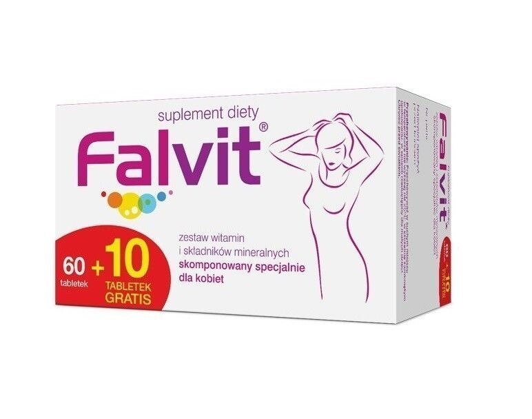 

Набор витаминов и минералов для женщин Falvit, 70 шт
