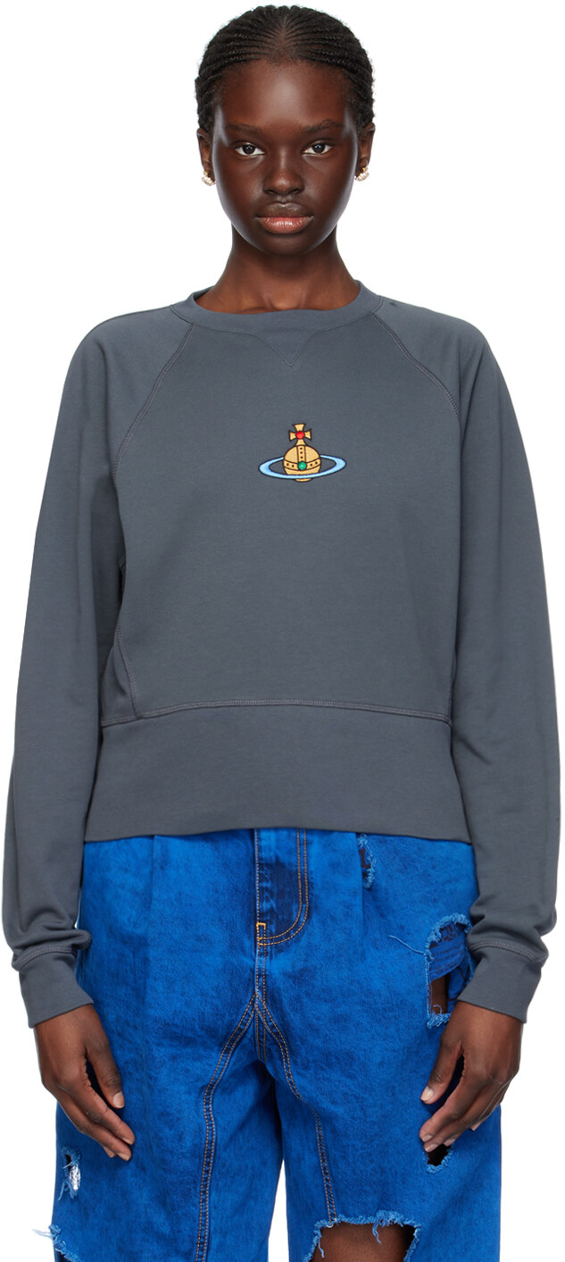 

Серый спортивный свитшот Vivienne Westwood