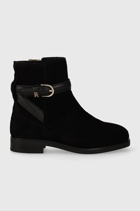 

Замшевые ботильоны ELEVATED ESSENT BOOT THERMO SDE Tommy Hilfiger, черный