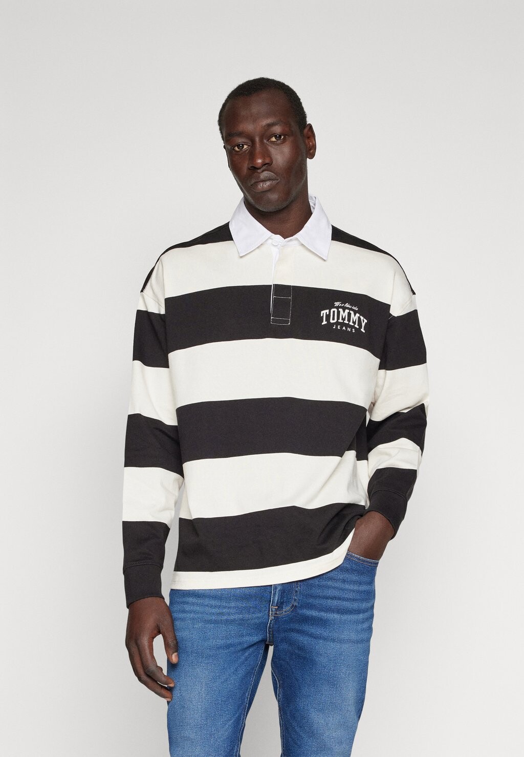 

Футболка с длинным рукавом Varsity Rugby Tommy Jeans, черный