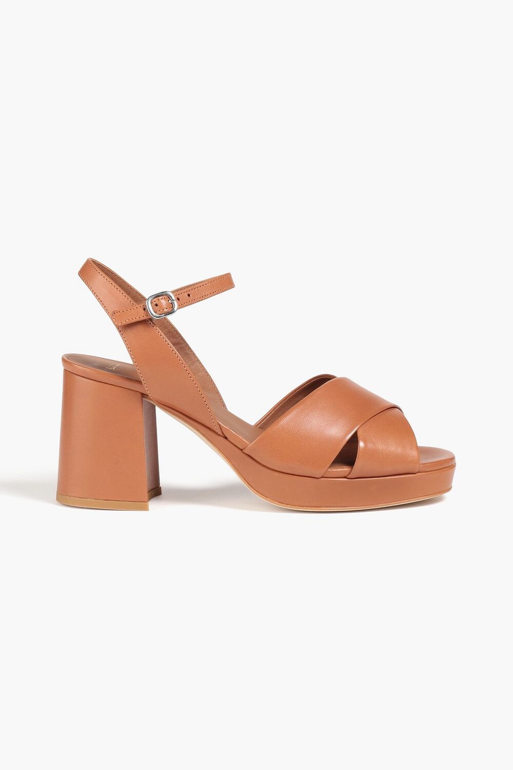 

Кожаные босоножки на платформе Poppy PAUL SMITH, загар