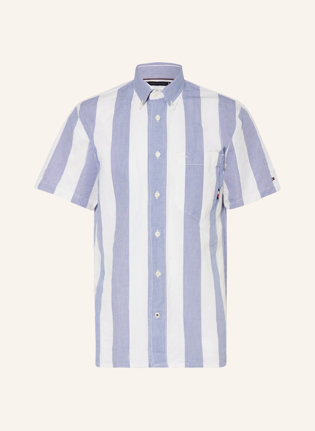 

Рубашка TOMMY HILFIGER Comfort Fit mit Leinen, синий