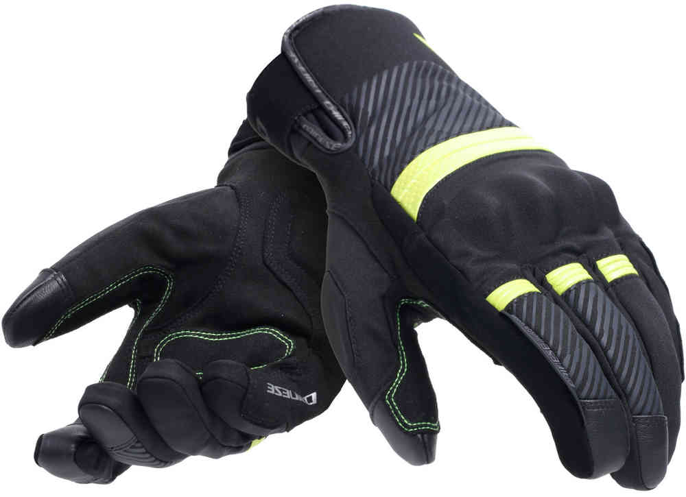 Мотоциклетные перчатки Fulmine D-Dry Dainese, черный желтый фото