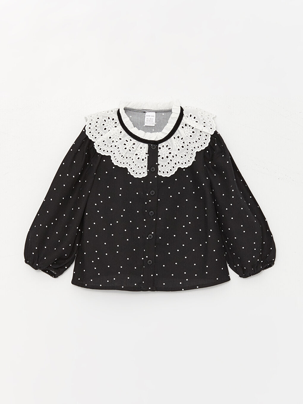 

Рубашка для девочки с вышивкой на воротнике Bebe LCW baby