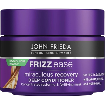 Интенсивная маска-кондиционер для волос Frizz Ease Miraculous Recovery, 250 мл, John Frieda