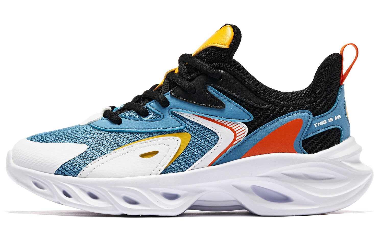 

Детские кроссовки GS Low-top Белые/Королевские синие Qiaodan