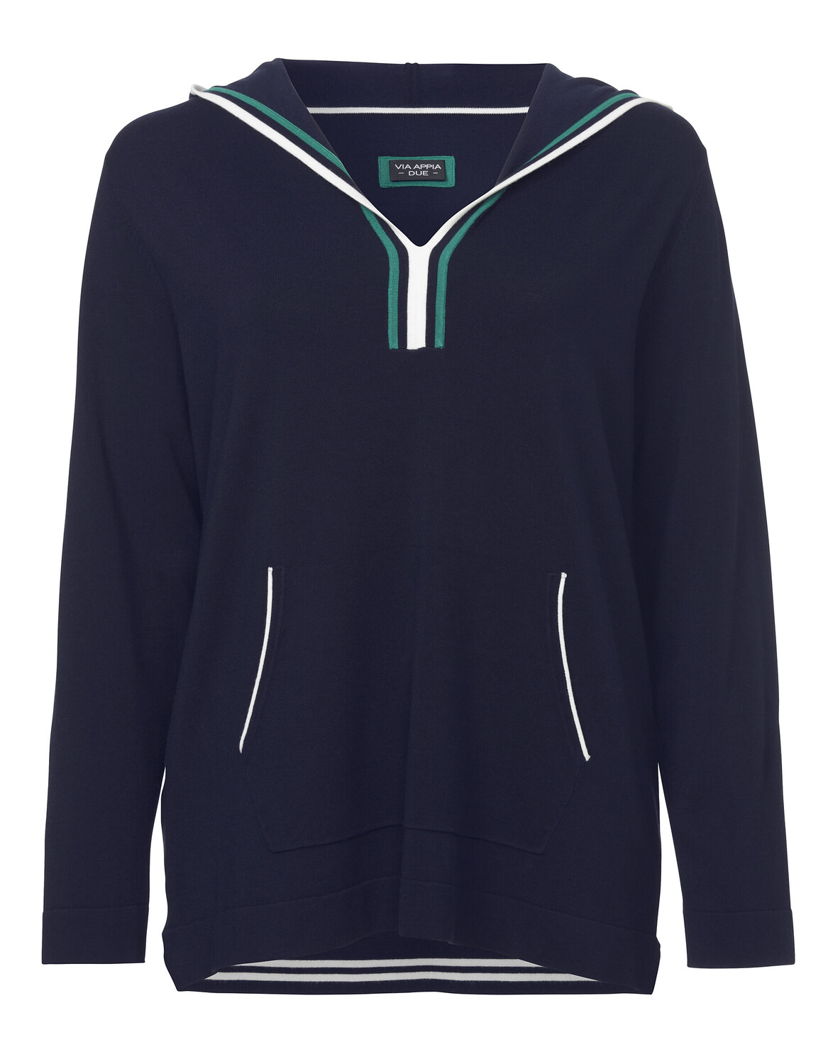 

Толстовка VIA APPIA DUE Pullover Sportiver Kapuzenpullover, цвет marine multicolor