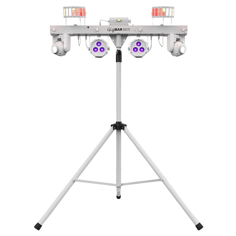 цена Система освещения Chauvet Chauvet DJ GigBar Move White LED Moving Head Derby Par Laser Light System w Bag