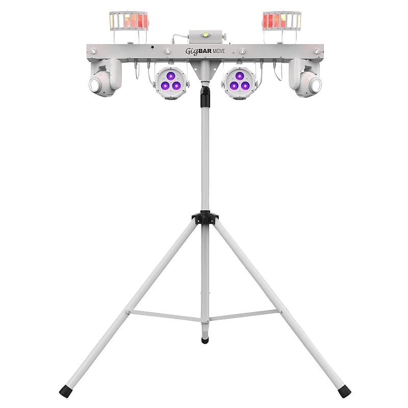 Система освещения Chauvet Chauvet DJ GigBar Move White LED Moving Head Derby Par Laser Light System w Bag система освещения chauvet gigbar move