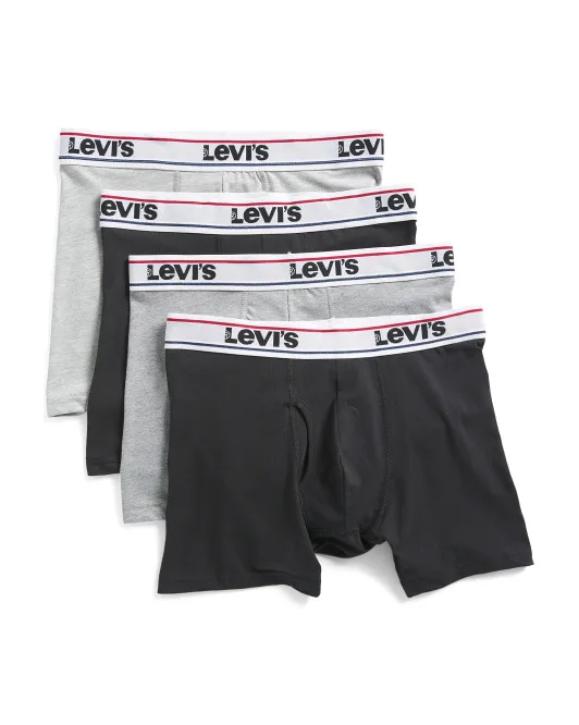 

4 шт. трусы-боксеры Levis, цвет Multi