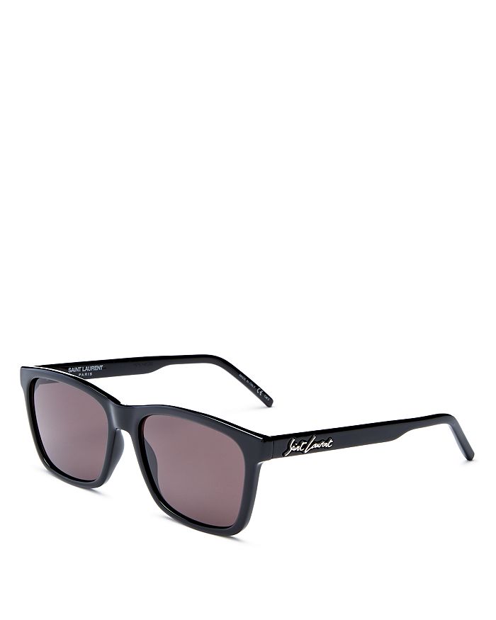 цена Квадратные солнцезащитные очки, 56 мм Saint Laurent
