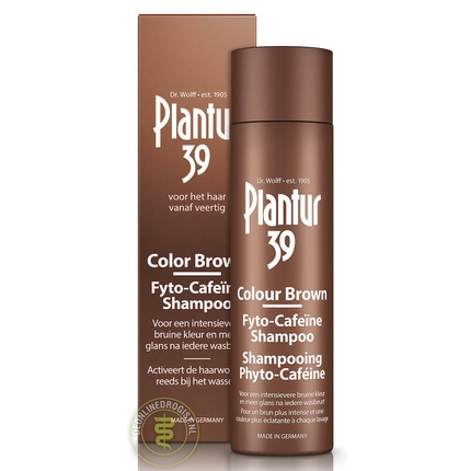 Шампунь с фитокофеином Brown Color для женщин, 250 мл, Plantur 39