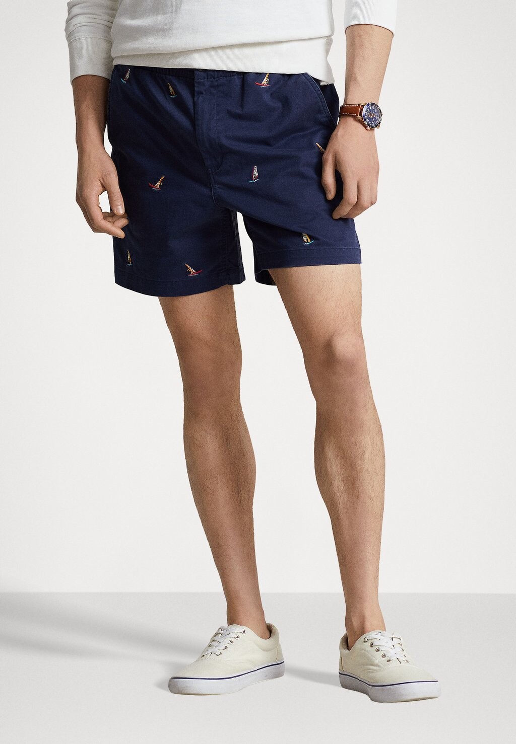 

Шорты PREPSTERS FLAT FRONT Polo Ralph Lauren, темно-синий ньюпорт