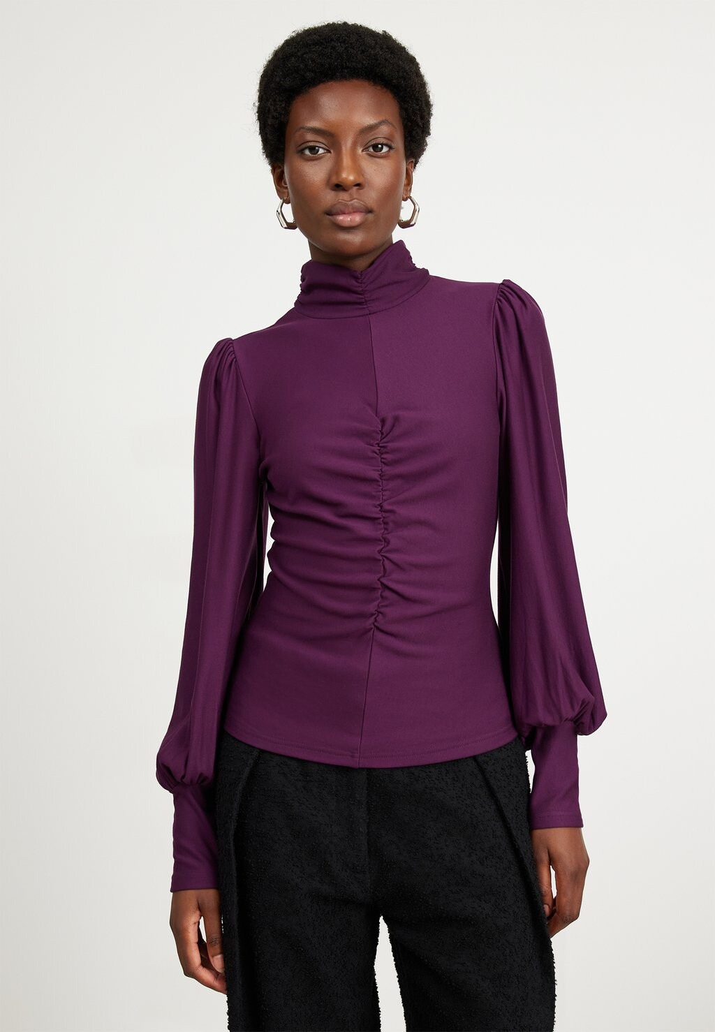 

Блузка RIFA CUFF BLOUSE Gestuz, ежевичный винный
