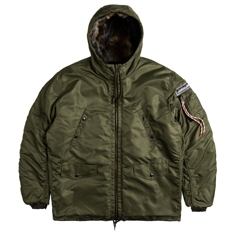 

Толстовка Reversible Nylon Flight Parka Aries, зеленый