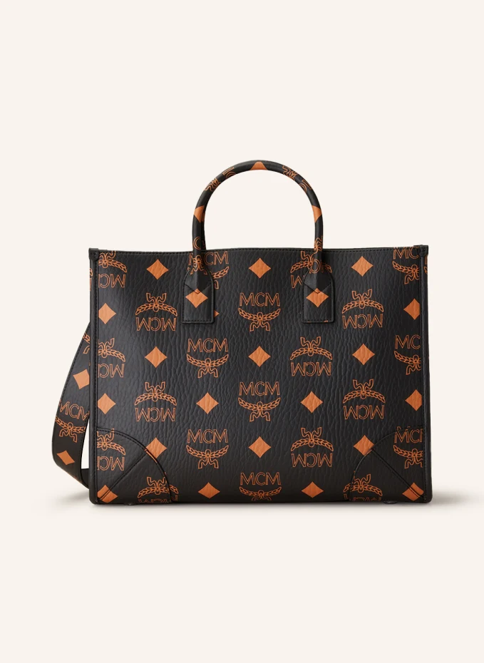 

Шопер munich large с сумочкой Mcm, черный