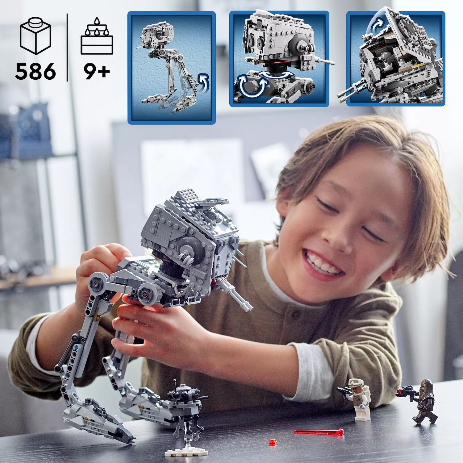 

LEGO Star Wars Hoth AT-ST 75322 Строительный комплект (586 деталей) LEGO