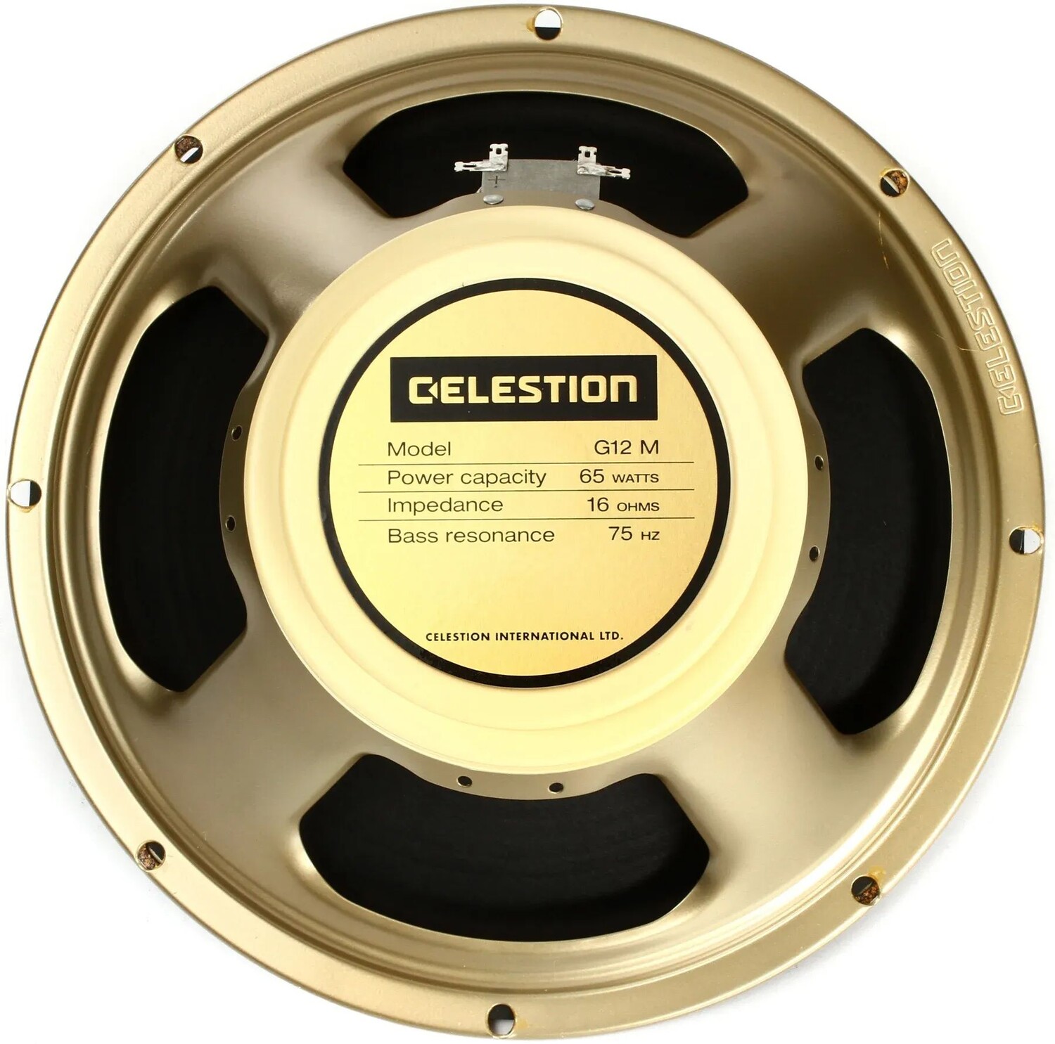 

Celestion G12M-65 Creamback 12-дюймовый сменный динамик для гитарного усилителя мощностью 65 Вт — 16 Ом