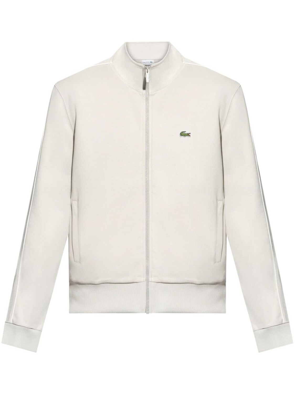

Lacoste свитер на молнии с логотипом, белый