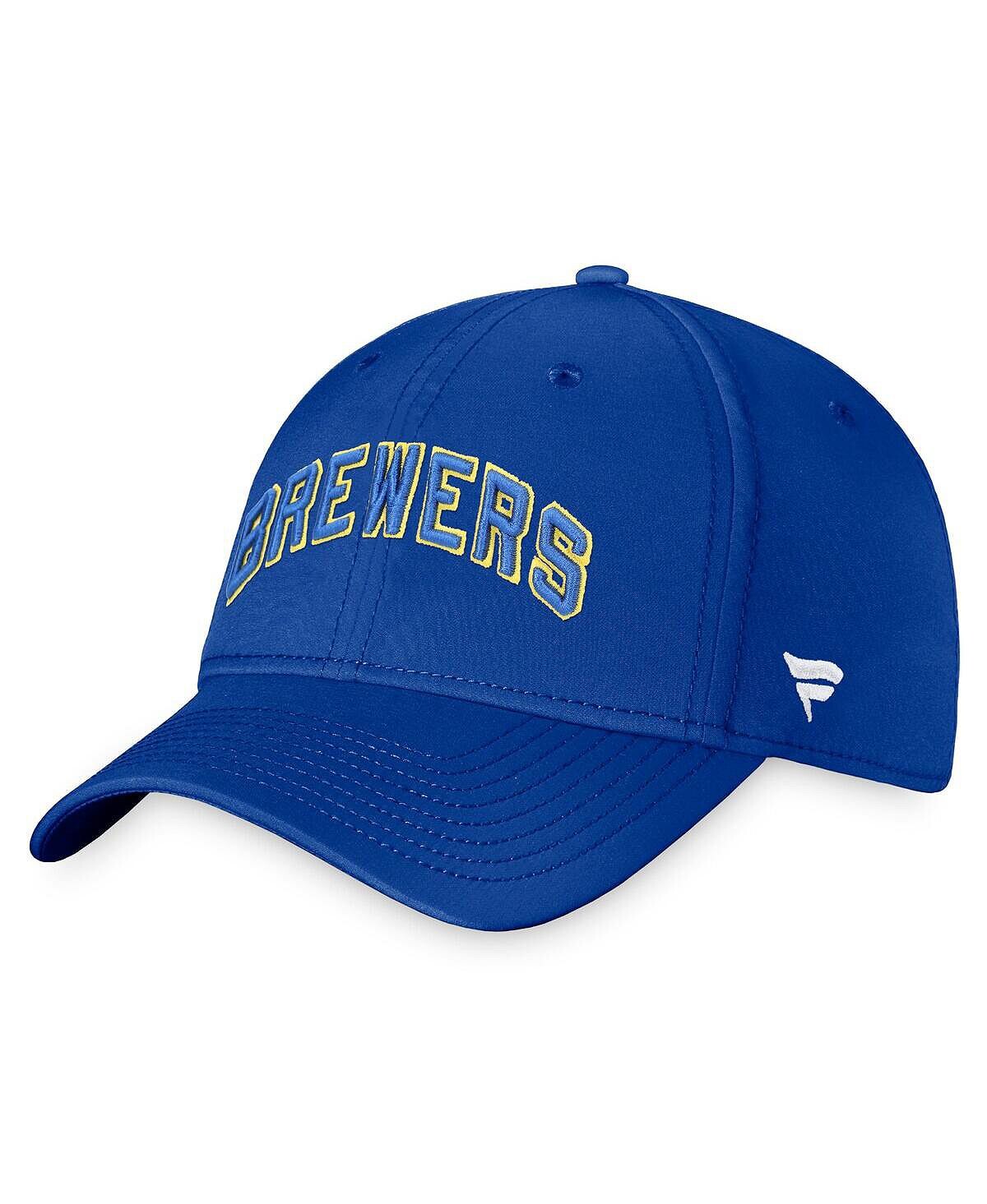 

Мужская фирменная кепка Royal Milwaukee Brewers Cooperstown Core Flex Fanatics