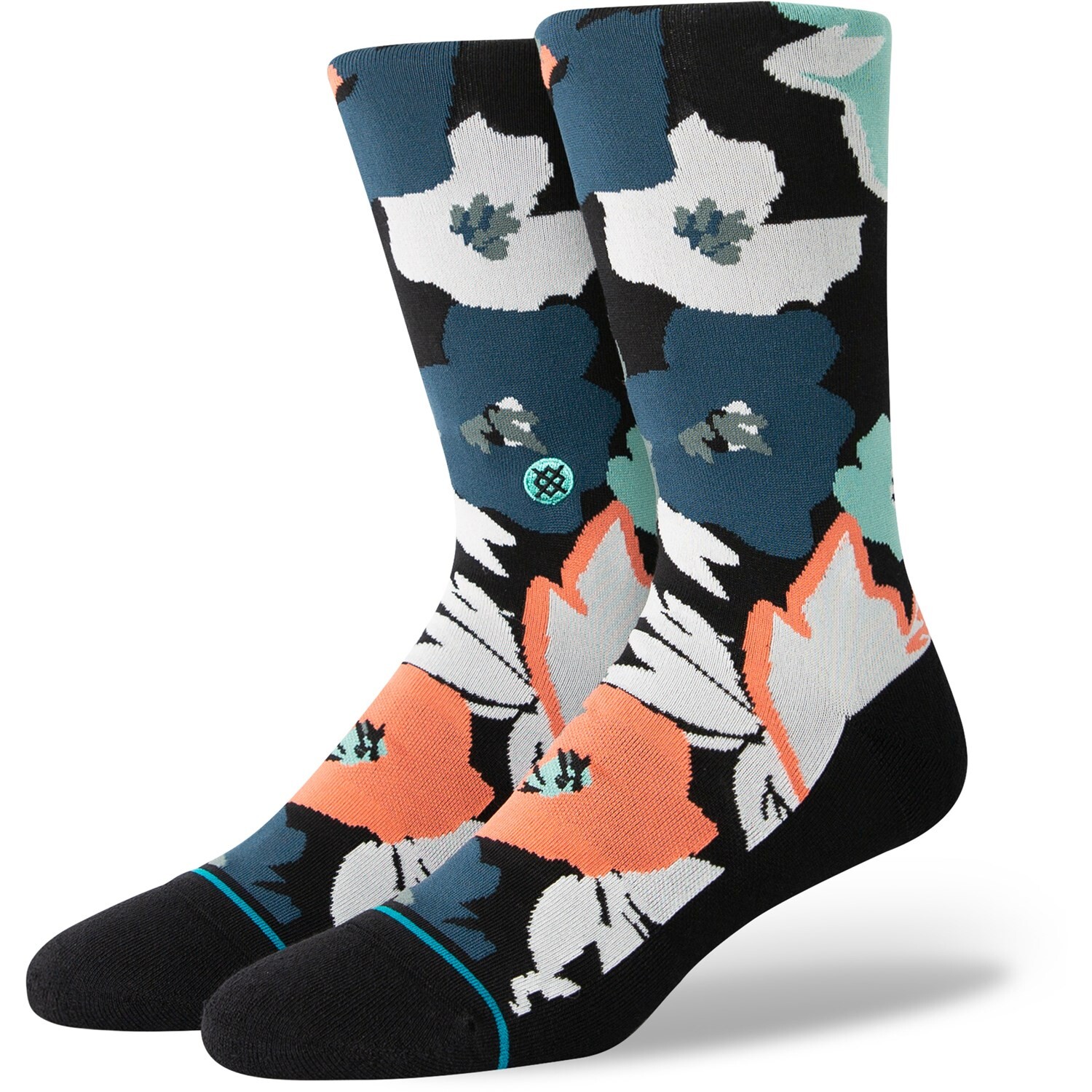 

Носки Stance Flower Beds Crew, черный