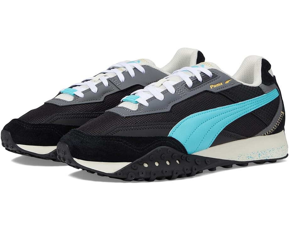 

Кроссовки PUMA Blacktop Rider Lithium, цвет PUMA Black/Team Aqua