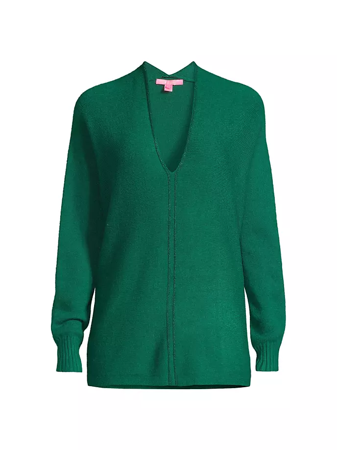

Свитер Sevie с V-образным вырезом Lilly Pulitzer, цвет evergreen