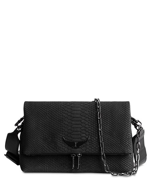 

Маленькая кожаная сумка Rocky Soft Savage Zadig & Voltaire, цвет Black