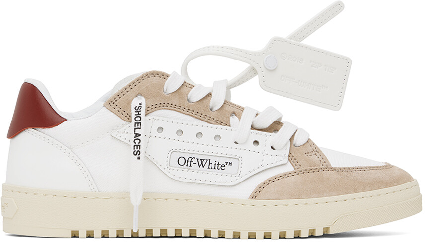 

Бело-красные кроссовки 5.0 Off-White